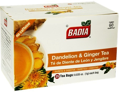 Badia Dandelion & Ginger Box of 25 Individual Bags2.10